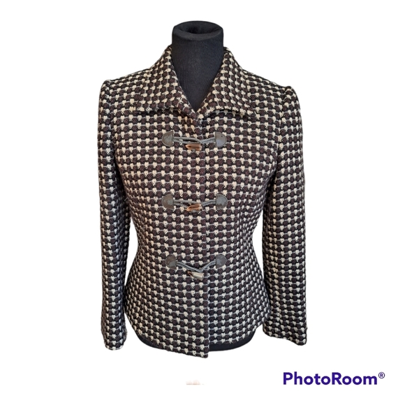 Tahari Houndstooth Blazer - Picture 2 of 11